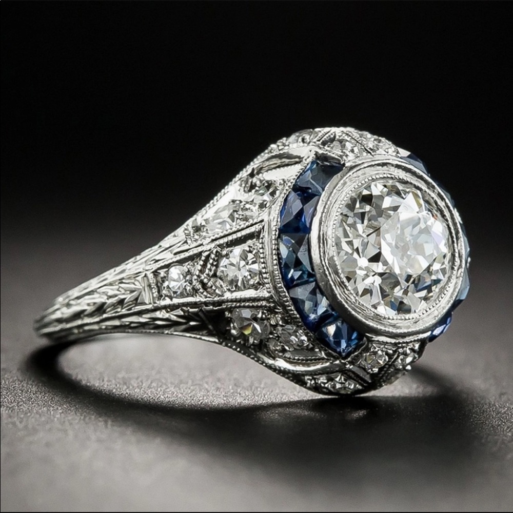 Stunning Art Deco Statement Ring - image 3